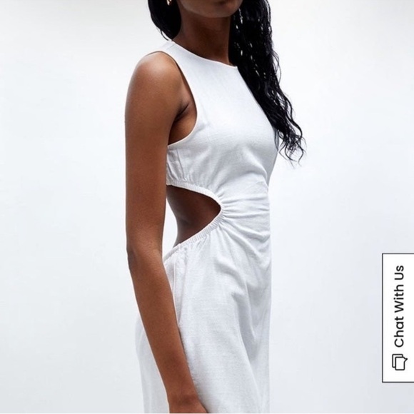 PacSun Kendall & Kylie Elegant White Sleeveless Dress - Picture 4 of 4